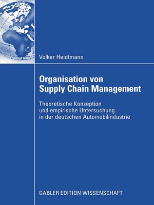 cover image of Organisation von Supply Chain Management